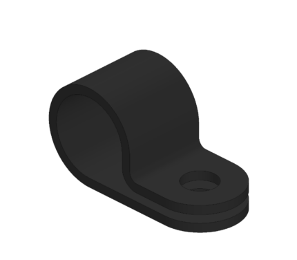 Clip Ø9.5 mm Black n°5Clip Ø9.5 mm Black n°5