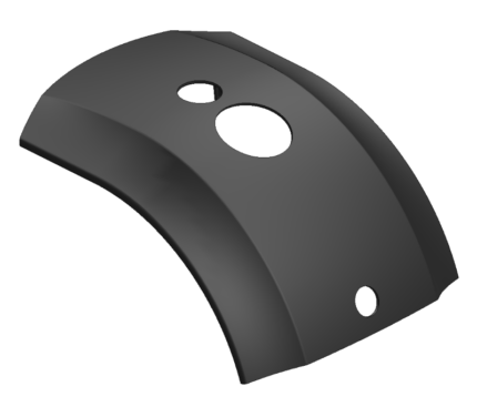 Upper plastic cover ZOSH Phase 2 & MountainUpper plastic cover ZOSH Phase 2 & Mountain